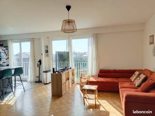 T4 traversant 86 m² - Très lumineux séjour orienté sud - Triple exposition - Longchamp - 3 chambres-