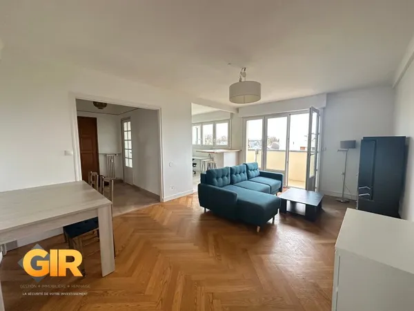 A LOUER RENNES BEAULIEU, APPARTEMENT T2 MEUBLE de 62,22m² lumineux avec de belles prestations