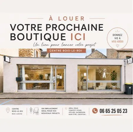 À louer - Local commercial idéalement situé en plein centre de Bois-le-Roi