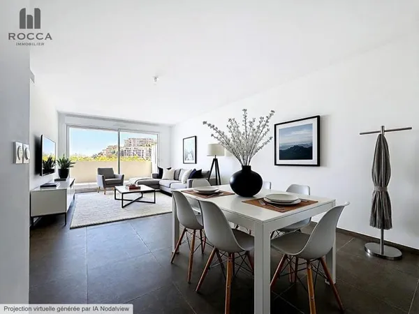 Appartement 3 pièces neuf avec terrasse et parking