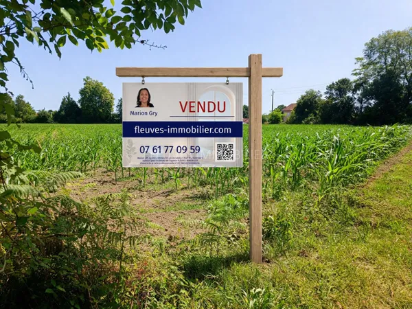 VENDU ! TERRAIN CONSTRUCTIBLE DE 1606 M2 QUARTIER CALME
