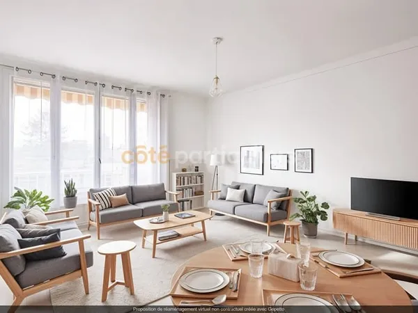 NANTES--APPARTEMENT--2 CHAMBRES--LUMINEUX--EXTERIEUR--STATIONNEMENT