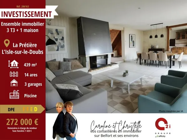 Immeuble 15 pièces 439 m²