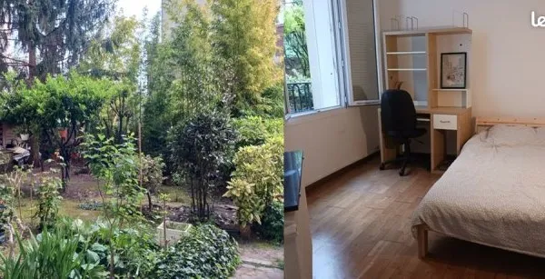 F2 37m2 Montrouge sur cour très calme arborée à louer