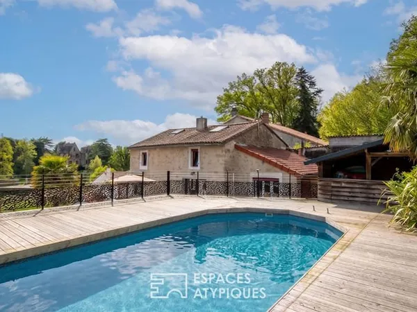 Maison de charme avec vue et piscine
