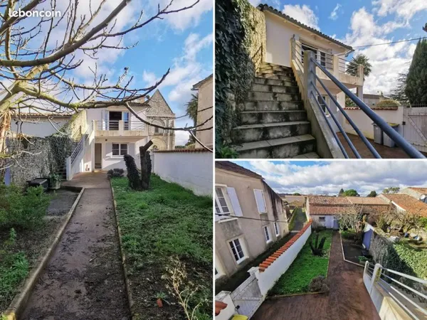 Maison charentaise de 156 M2 située en plein coeur du village de MEURSAC (entre ROYAN et SAINTES)