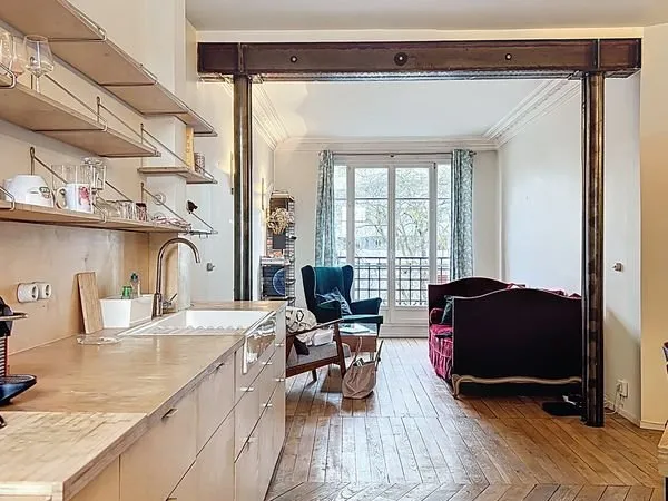 Appartement rénové par architecte