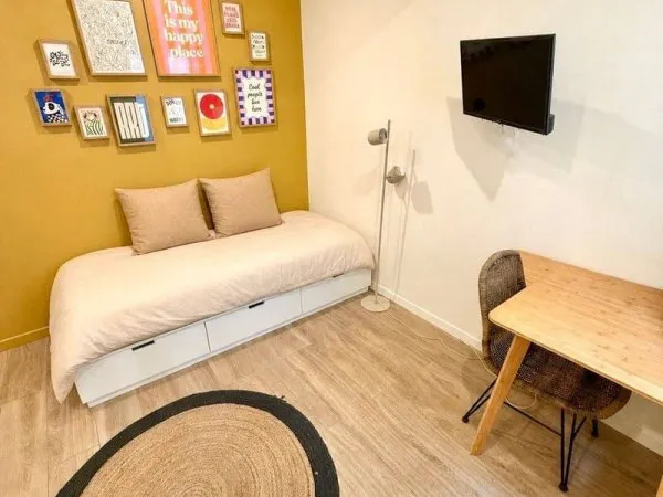 Studio 2 pièces 12 m²