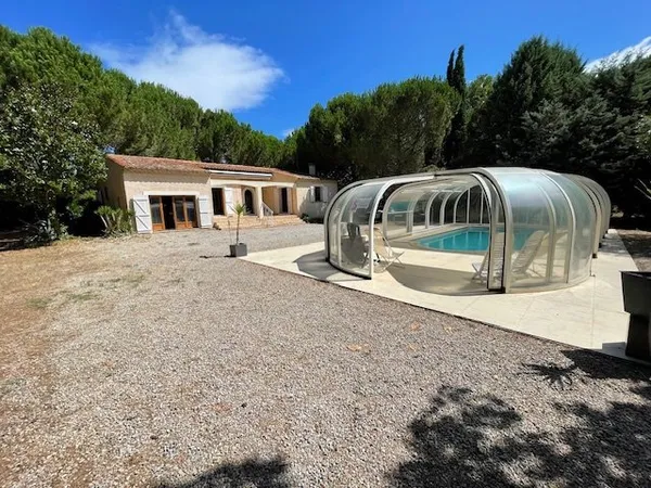 34120 LEZIGNAN LA CEBE VILLA 130 M2 TERRAIN DE 1620 M2 3 CHA