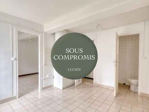 RUE TRARIEUX - Appartement T2 de 27,05m² avec cave et grenier