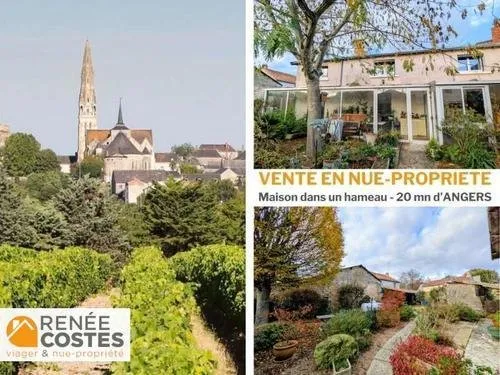 Vente en nue propriété - F72-H77 ans - MARTIGNE BRIAND (49540)