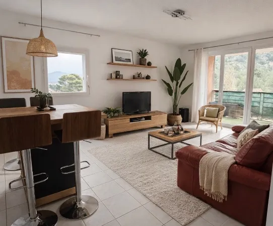 Bel Appartement de 80m2 avec terrasse au pied des calanques