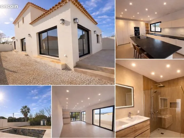 Maison neuve contemporaine