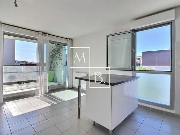 À vendre, Montpellier, Ovalie, appartement T3 de 60 m2 avec