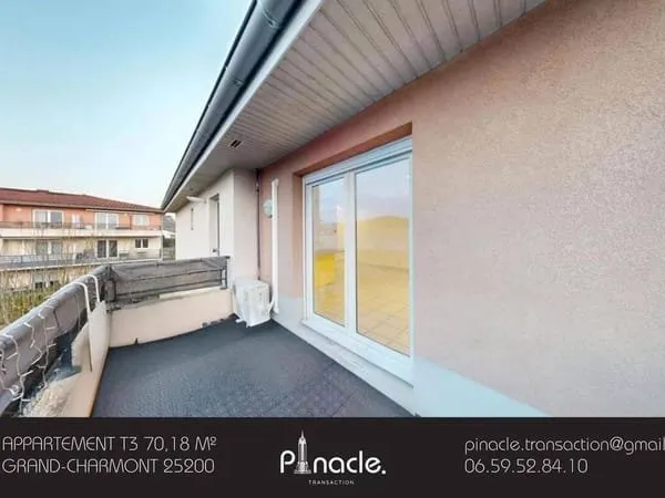 Appartement 3 pièces 70 m²