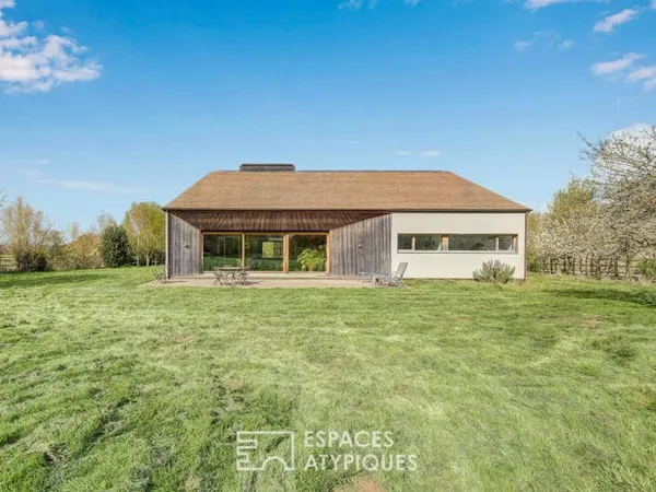 Maison d'architecte passive en pleine nature