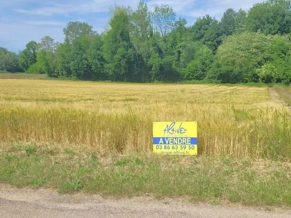 Terrain constructible à St-Maurice-Thizouaille de 2230 m2 avec façade de 26m