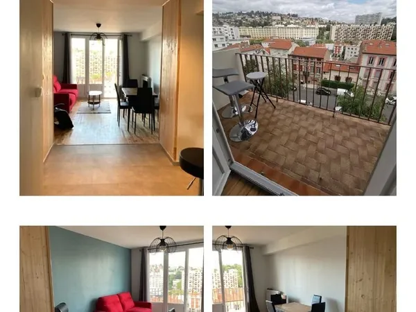 T3 meublé lumineux - balcon avec vue dégagée - prestations de qualité