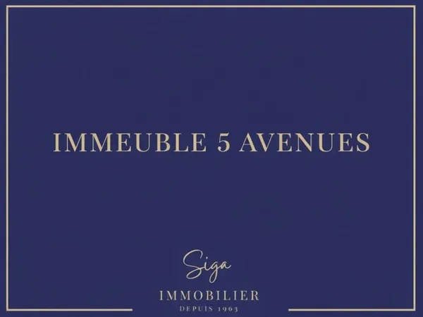 IMMEUBLE DE 750M2 - CINQ AVENUES