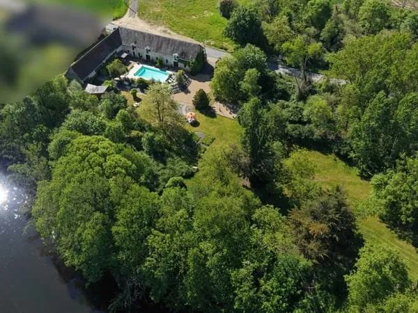 Propriété rare en confluence de rivières 3,2 hectares avec