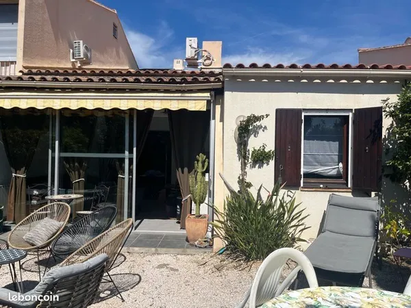 Appart-maison 73m2 + Gge ds Rés. Avec piscine