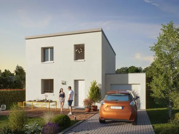 Terrain + maison 80 m²