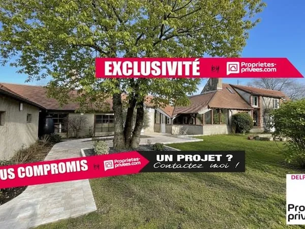 Exclusivité - Longère rénovée à 2 pas du futur lycée sur un terrain de 1100 m² à Chateauneuf Sur Loi