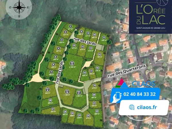 Terrain en lotissement 427 m²