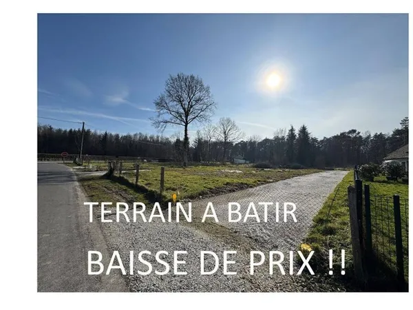 Terrain constructible 1627 m²