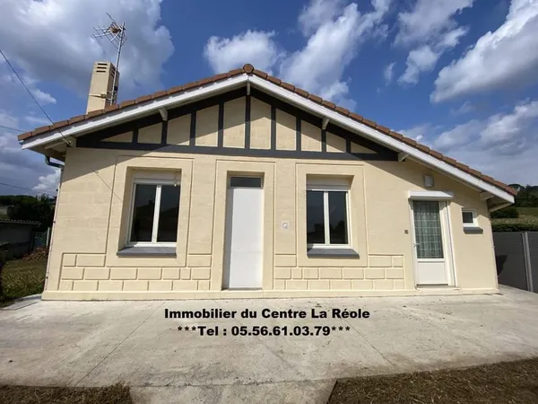 Maison en pierres T3 rénovée d'environ 60 M2 avec jardin