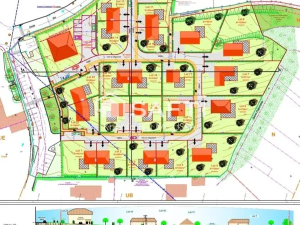 Coup de coeur - Terrain viabilisé 917 m2 - École à pied - Ensoleillement idéal