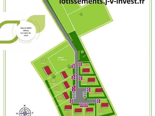 Terrain à bâtir Vente Val d'Arry   82000€
