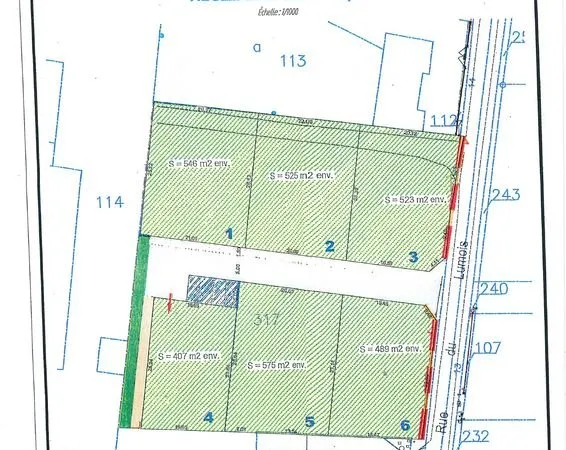 Terrain 489 m² Varrains