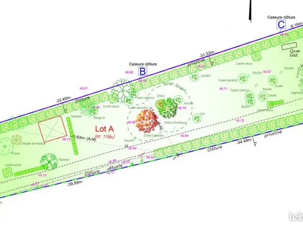 Terrain constructible - 2 constructions possibles