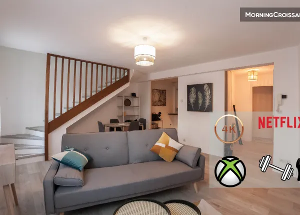 Duplex baby-foot coliving