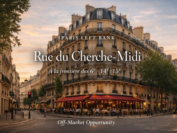 Paris 6e / Montparnasse - étage élevé - 3 chambres - asc - clim