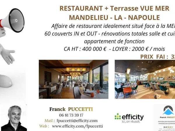 Fonds de commerce 180 m²