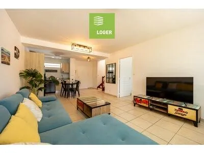 Saint Leu Centre ville T3 Meublé en duplex + toit terrasse de 35m²