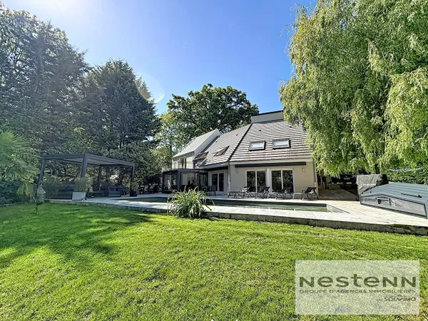 Propriété d'exception vue Seine - 8 pièces, piscine chauffée, jacuzzi, terrasse panoramique