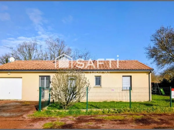 Maison 3 chambres + garage, disponible de suite