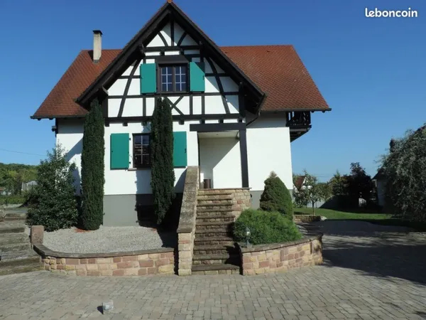 Maison de Asacienne à colombages