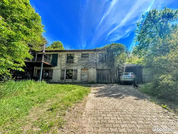 Maison familiale avec grand terrain arboré - fort potentiel - Fontenilles