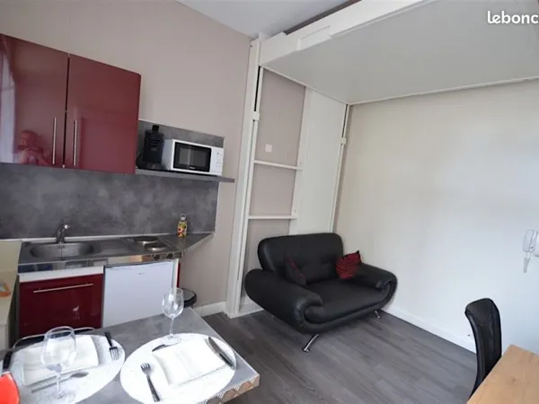 T1 - 20m2- grand balcon - Résidence étudiante Renaissance 🏠❤️