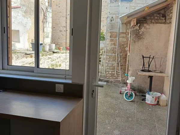 Maison de ville de type T3 avec courette