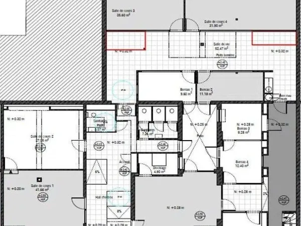 Bureaux 375 m²