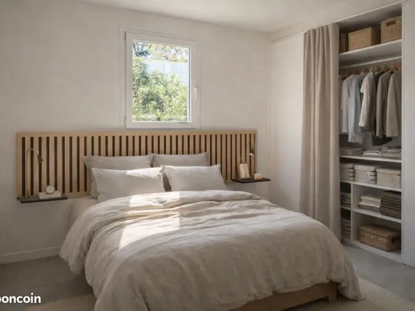 Location T1 neuf meublé avec jardin