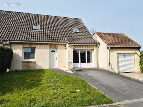 Maison récente, 100m², 4 chambres, garage 42m², jardin 390m²