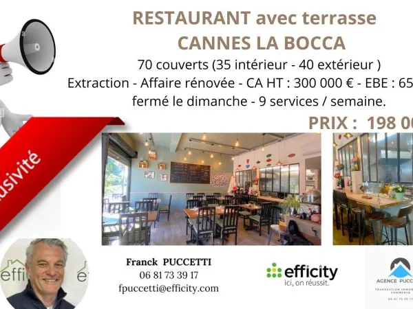 Fonds de commerce 60 m²