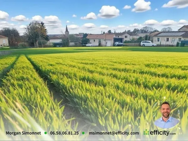 Terrain 614 m²