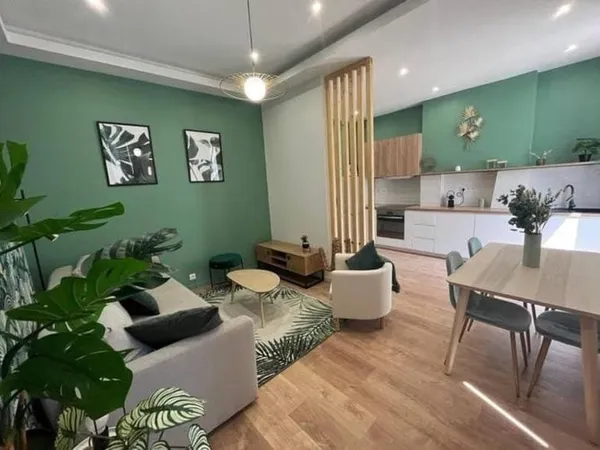 T2 de haut standing meublé à La Joliette, refait à neuf par décorateur, à deux pas de la Major et du